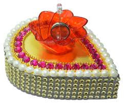 FLOWER AND BEADS DIYA